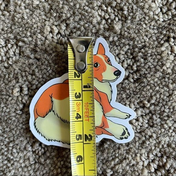 Timid Corgi Sticker  - Picture 3 of 5